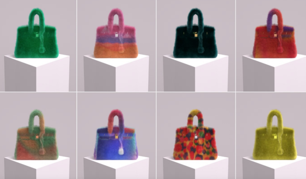 Зображення NFT MetaBirkin зі скарги Hermès.